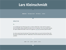 Tablet Screenshot of larskl.de