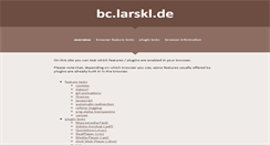 Desktop Screenshot of bc.larskl.de